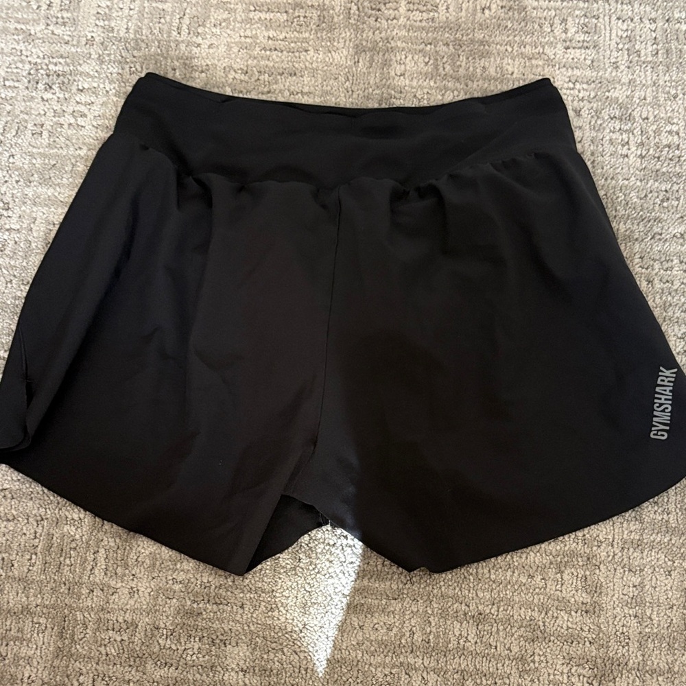 Gymshark Jet Black Women's Athletic Shorts - Picture 4 of 6